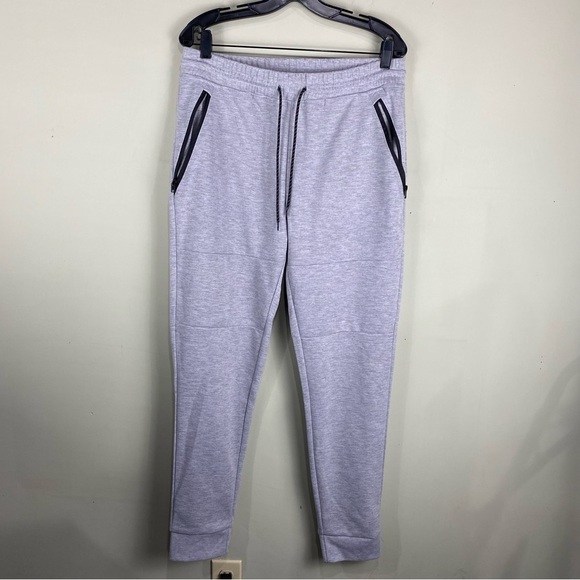 South Pole: Men's Essential Jogger Sweatpants Loungewear Gray Black Size Large - Picture 1 of 4